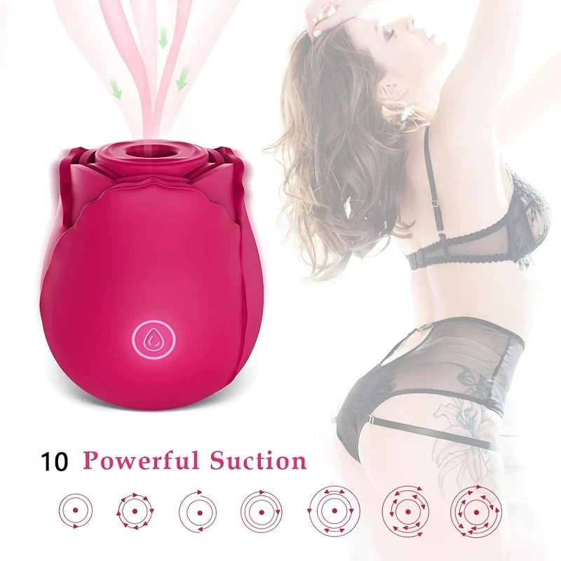 Smart Adult Sex Toys Rose Sucking Vibrator Vagina Nipple Sucker Licking Clitoris Stimulation Sex Toys For Women 18+