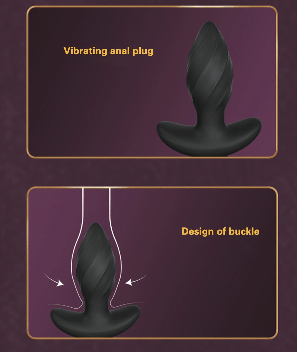 Anal Plug Vibrator BDSM Erotic Dog Tail G-spot Stimulator Women Men Gay Sex Game Butt Plug Adult Toys Sex Shop Prostate Massager