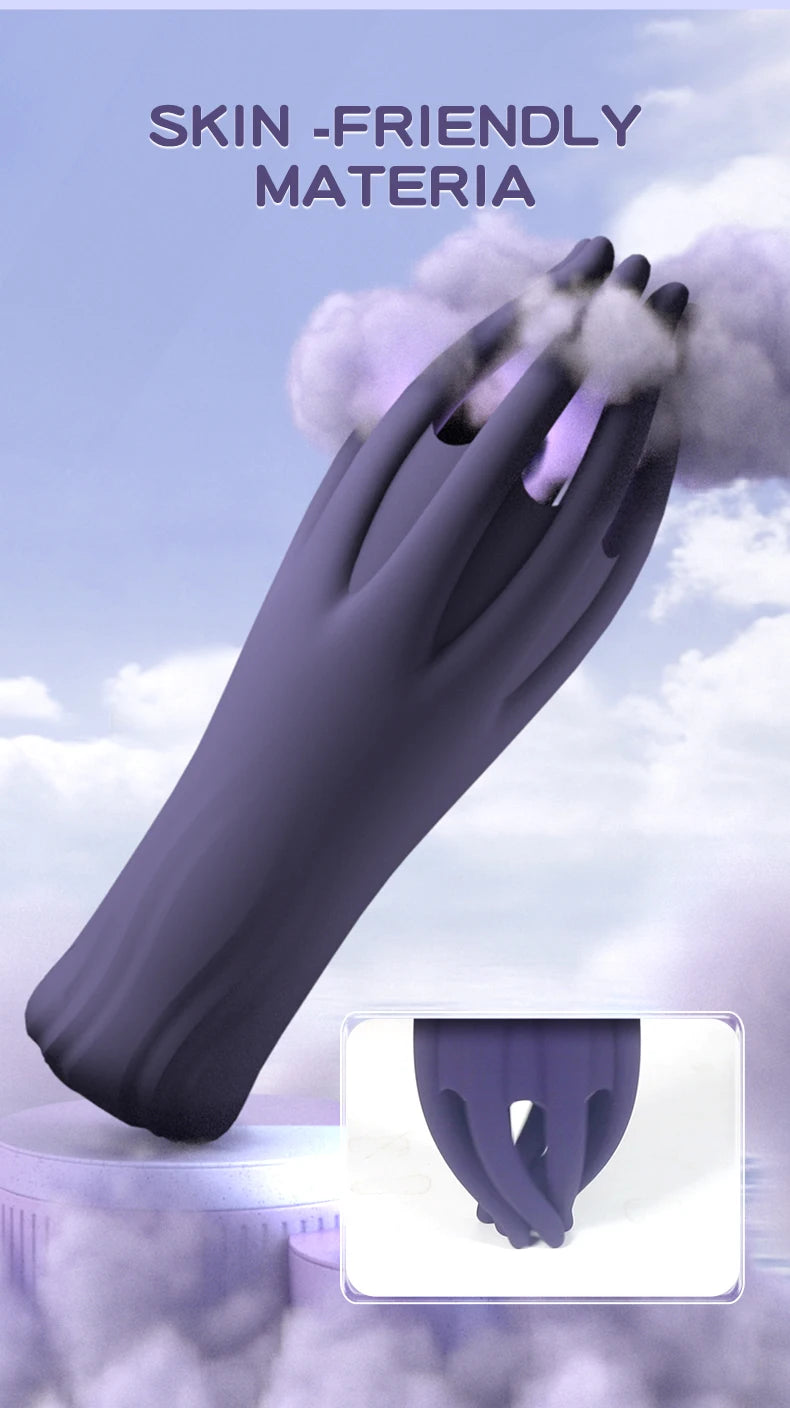 Adult Toys Sex Glans Trainer Penis Massage Male Masturbator Vibrating Glans Vibrator Sex Toys for Men Lasting Delay Endurance