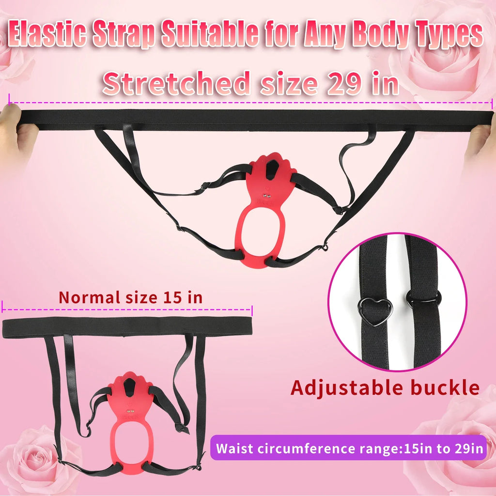 Wearable underwear vibrator, vibrating penile ring, clitoral stimulator, adult sex toy, suitable for couples