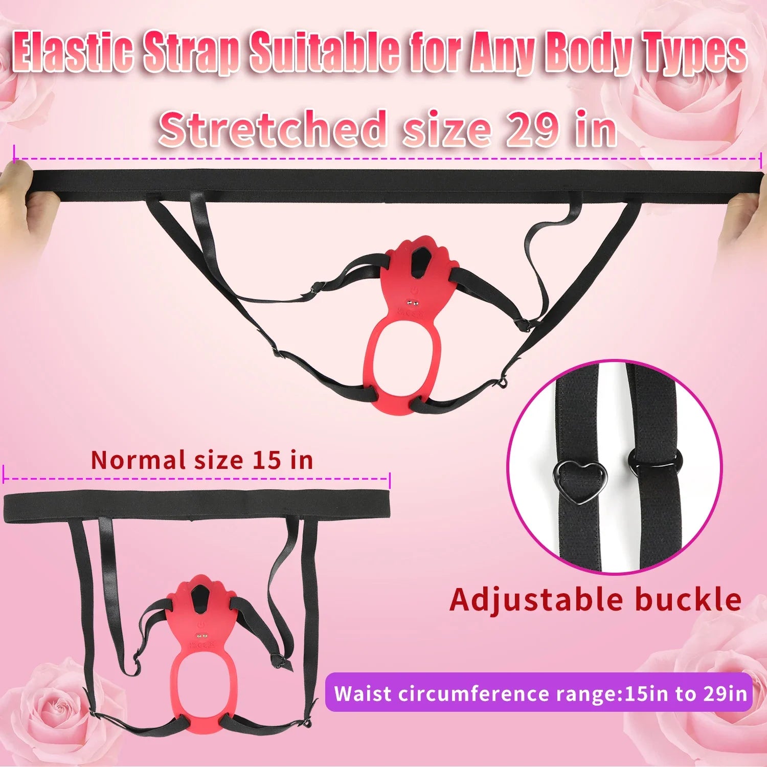 Wearable underwear vibrator, vibrating penile ring, clitoral stimulator, adult sex toy, suitable for couples