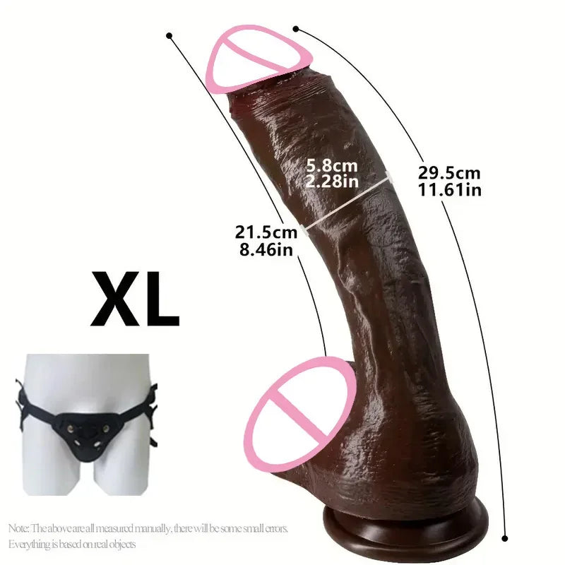Oversized Realistic Dildo Huge Penis Penetration Anal Sex Toys For Women Masturbation Soft Dick Dildos Sexy Adult Sex Toy Gay