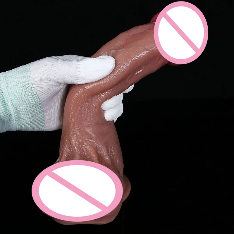 Oversized Realistic Dildo with Thick Glans Big Penis Adult Suction Cup Anal Sex Toys for Couples Vagina Penis Adult Sex Toys For