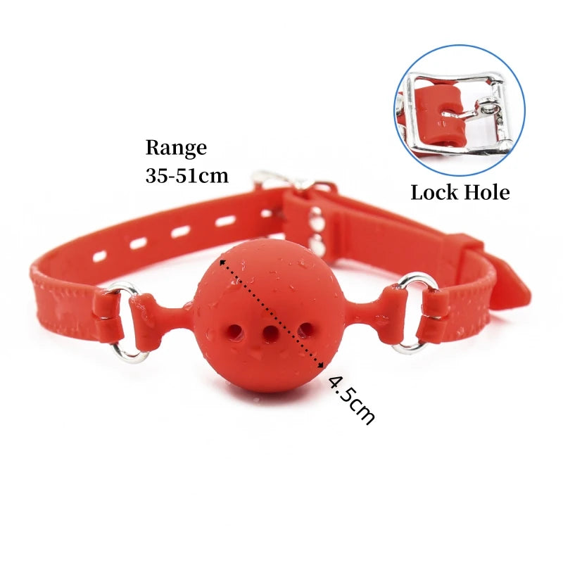Red Boutique Silicone BDSM Whip Erotic Sex Toys with Mute Ball Mouth Gag for Couple Flirt Spanking Chastity Sex Accessoires