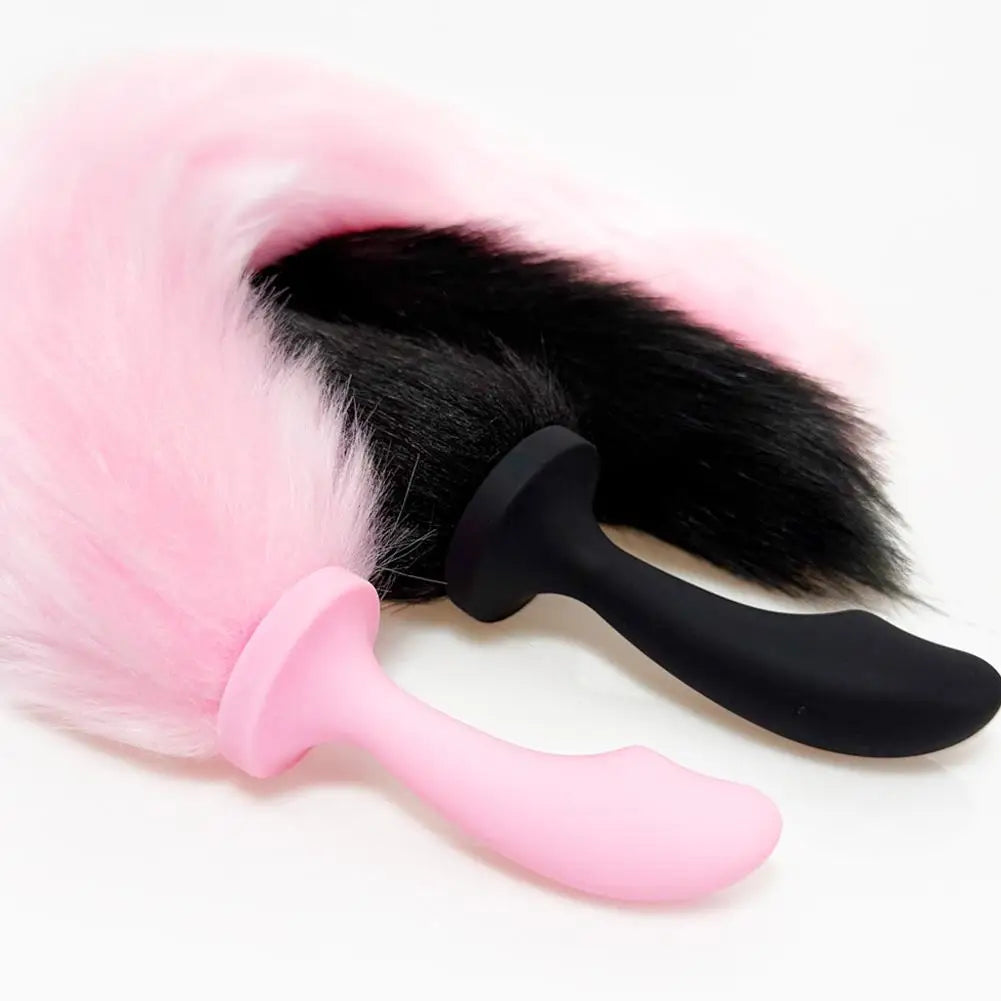 Sexy Fox Anal Plug Tail Silicone Anal Toys For Women Men Butt Plug Dildos Small Tail Anal Plug Cosplay Sex Toys Women Vibrator