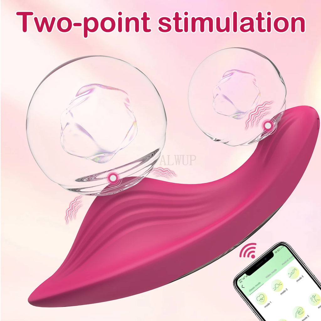 Mini Vibrator For Women Clitoris Stimulator APP Bluetooth Remote Control Wearable On Sexy Panties Female Adults Sex Toys