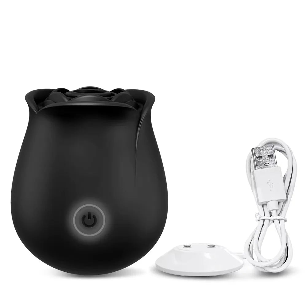 Sexy Adult Female Rose-Sucking Dildo Vibrator for Women Nipple Clit Stimulator Vibrating Penetration Vagina Vibrator Sex Toys 18