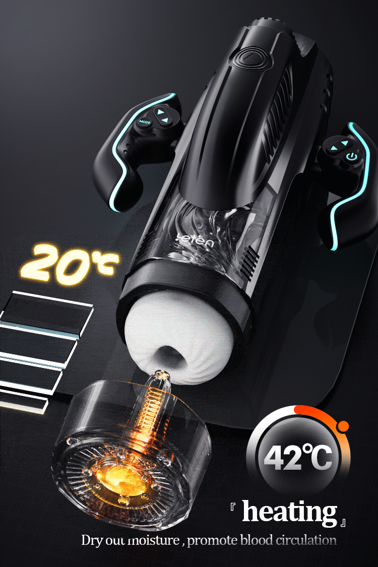 Fully Automatic Masturbator with gamepad Powerful Vacuum Sucking Blowjob High-Speed Piston Telescopic Heating Male Masturbation