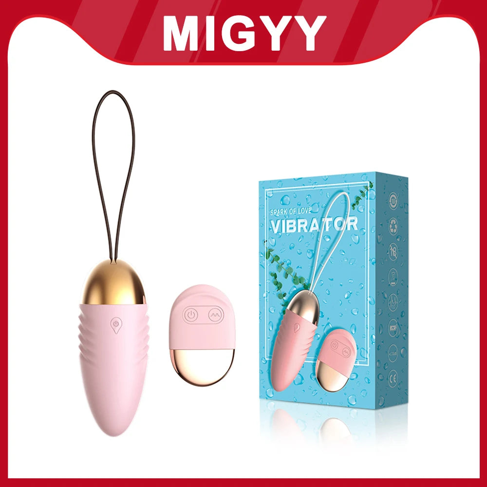 Bullet Vibrator Sex Toys for Woman Wireless Remote Control Vibrating Eggs Dildo Clitoris Stimulator G- Spot Vibrators for Women