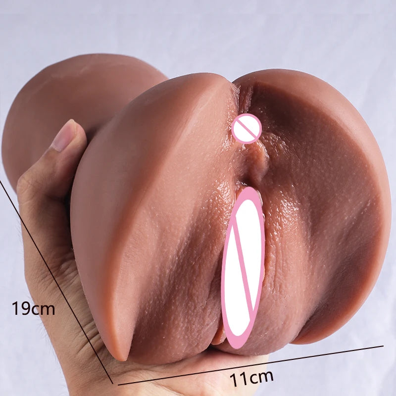 Sex Toys 3D Rubber Vagina Real Pocket Pussy Anal Sex Toys Artificial Vagina Adult Toys For Men Sex Shop Vagina Sex for Men