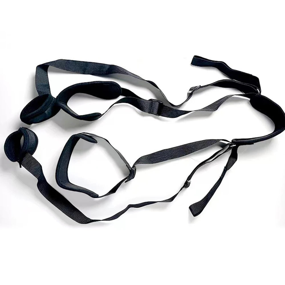 Bdsm Bondage Set BDSM Kits Restraint Erotica Binding Sex Forced Split Leg Straps Neck Wrist SM Sex Toys for Adults Woman Couples