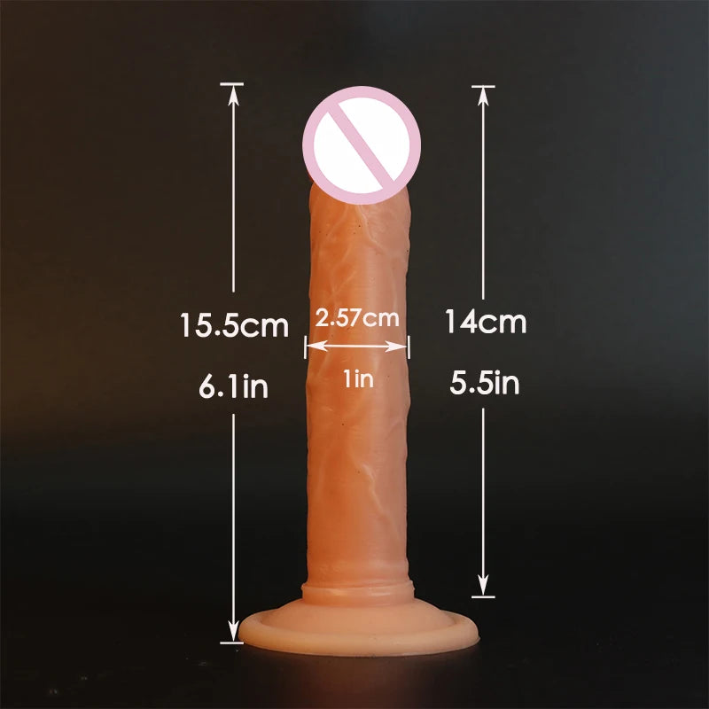 Realistic Penis Liquid Silicone Rubber Dildo  Realistic Texture Butt Plug Adult Sex Toys For Woman Men Vagina Anal Massage Tools