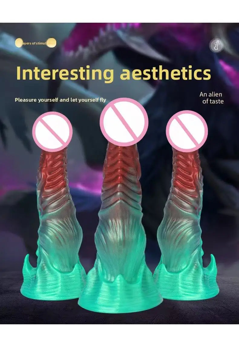 New special-shaped silicone dildo, suitable for women's utensils sm sex, sex toys, adult products, anal plug expansion