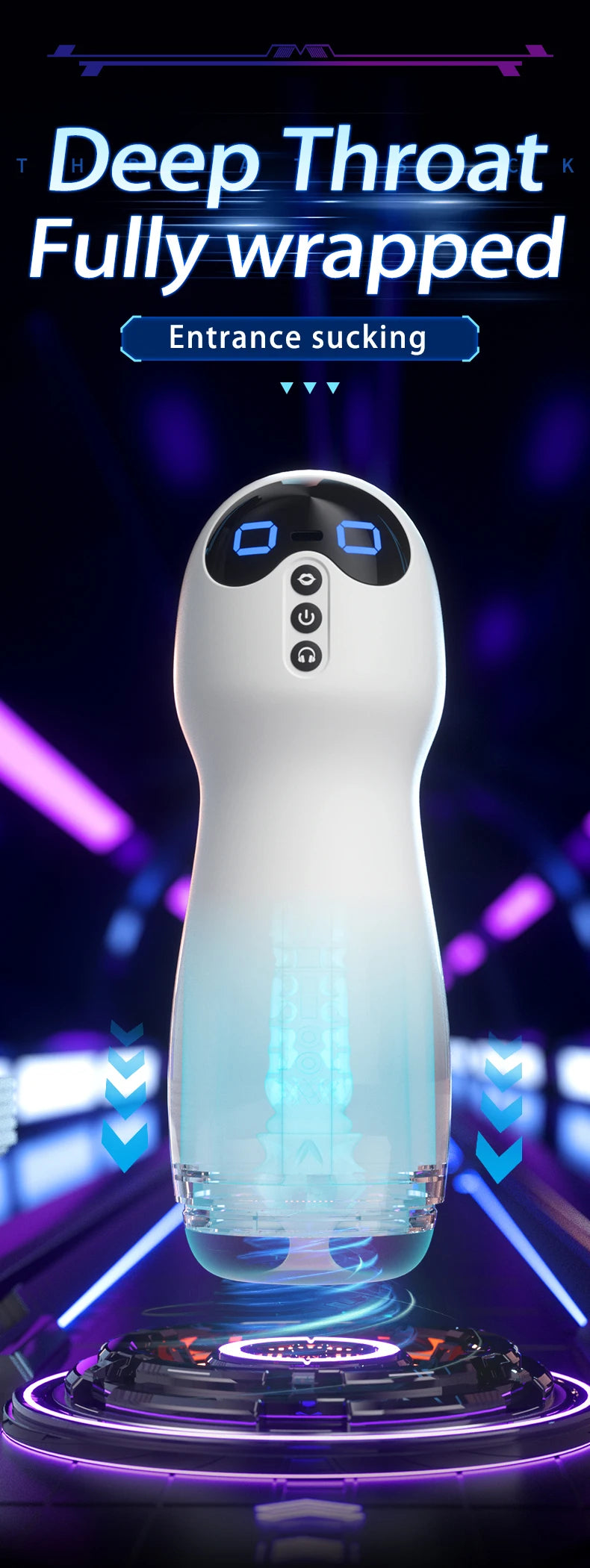 Male Masturbator 5+10 Frequency Sucking Vibrator Adult Blowjob Stimulation Penis Sex Oral Anal Masturbation Cup Sex Toys For Men