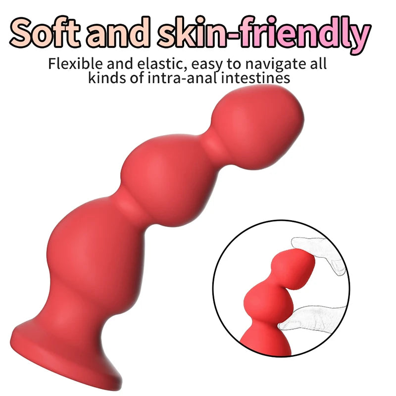 Silicone Anal Plug For Women Anal Vaginal Expander Bottom with colored diamonds Sex Toy Adults Games Couple Tool Erotic Products