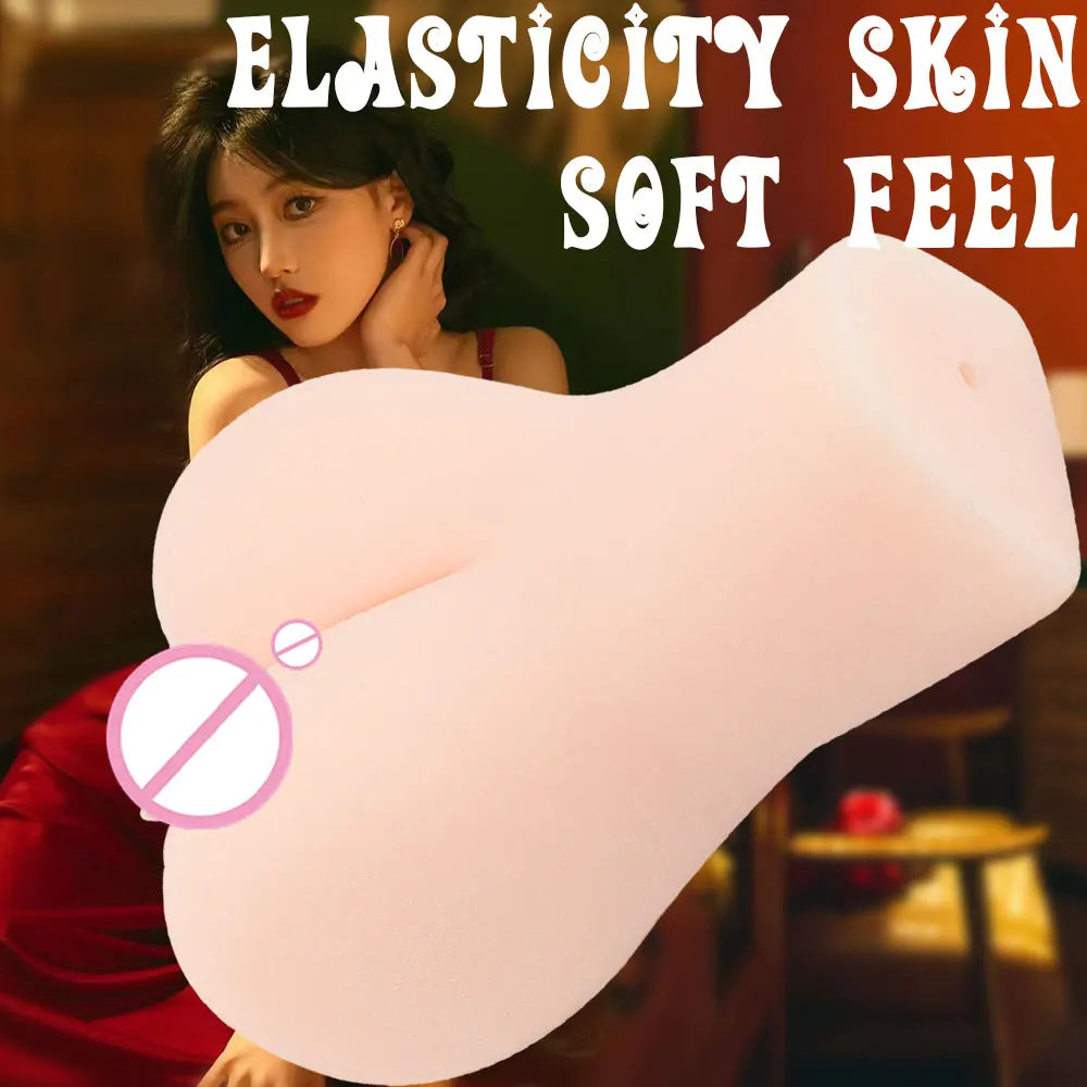 ZUIMAO Male Masturbator Adult Sex Toy with 3D Realistic Textured Pocket Pussy and Tight Anus Sex Doll Stroker for Sexy Adult Man