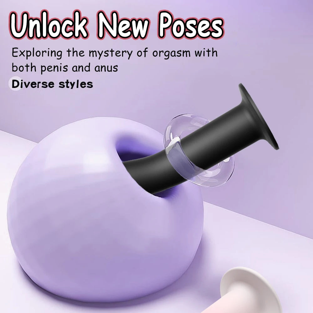 Flexible Liquid Silicone Dildo For Begginner Anal plug Prosate Massager G Spot Personal Massage Tool Suction Cup  Female Sex Toy