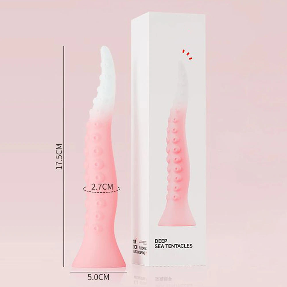 Long Anal Butt Plug Silicone Monster Dildo Penis Anus Vagina Dilator Octopus Tentacle Animal Penis Sex Toys For Women Men Tool