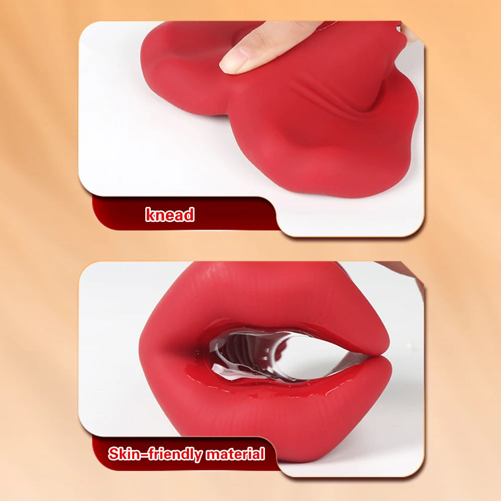 Male Masturbator Deep Throat Blowjob 9 Modes Vibrating Oral Sex Pussy Vagina Stimulation Adult Sex Toys Masturbators for Men