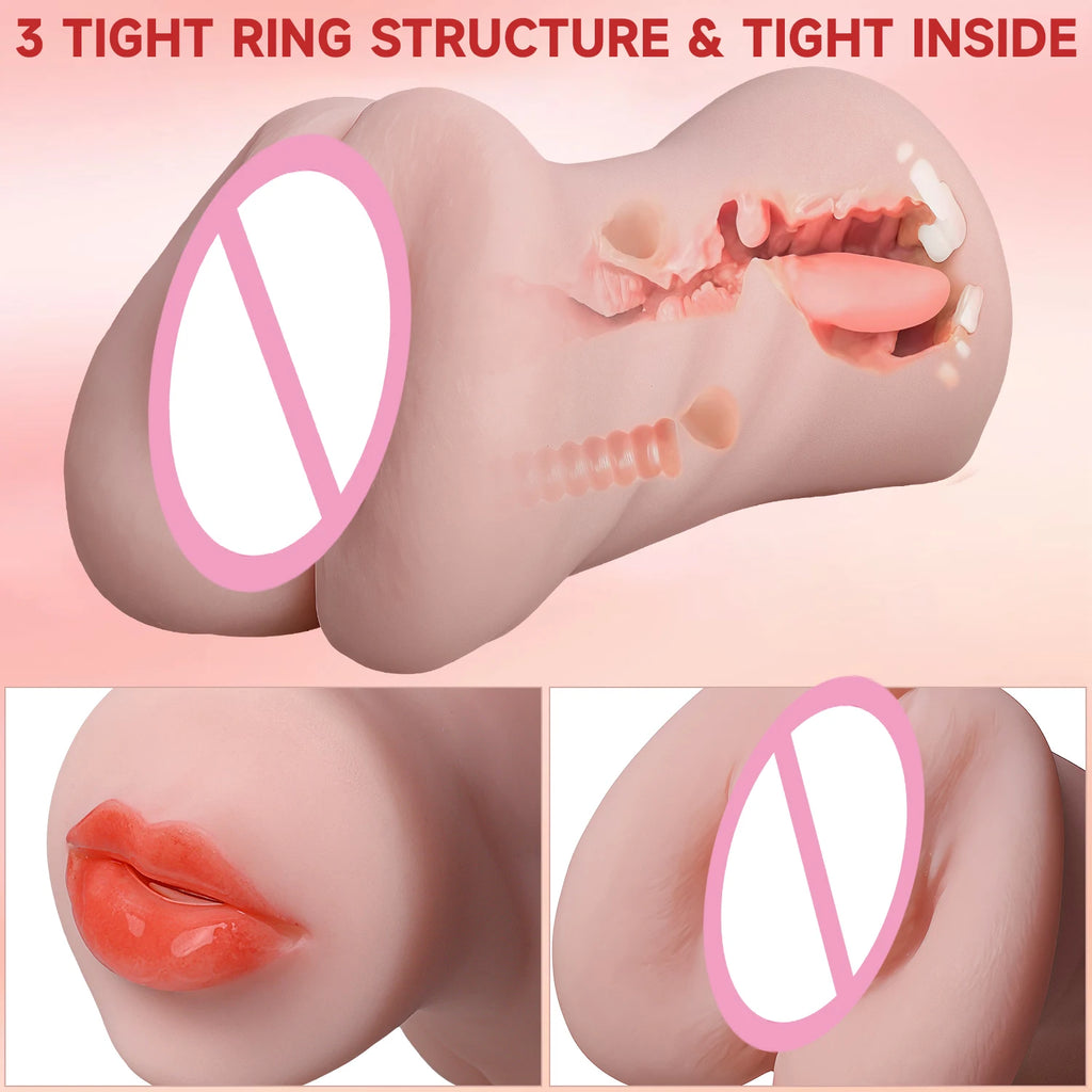 Sex Doll Toys Men 3D Realistic Pussy Real Vagina Sextoys Adult Product Male Pusssy Small Doll Masturbators Cup Masturbating Men