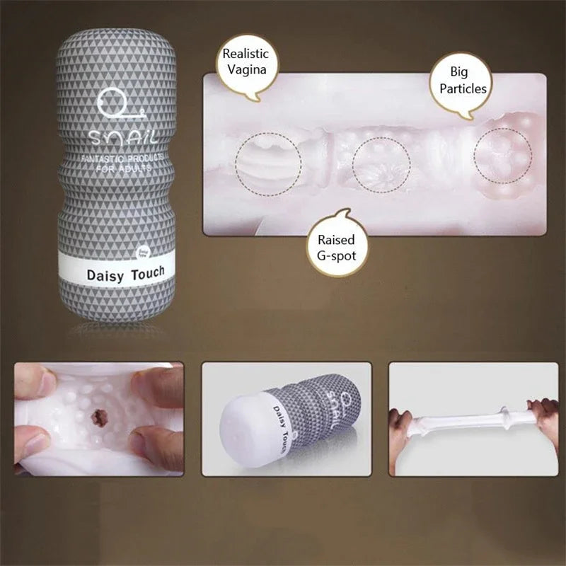 Realistic Vagina Anal Male Masturbator Silicone Soft Tight Pussy Erotic Adult Toys Penis Sex Toys For Men Masturbatings
