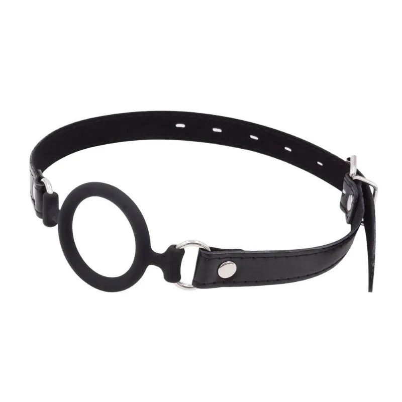 Silicone Ring Gag Mouth Restraint SM Toy for Couples Open Mouth Training Oral Play Fetish Bondage Adult Toy for Men and Women