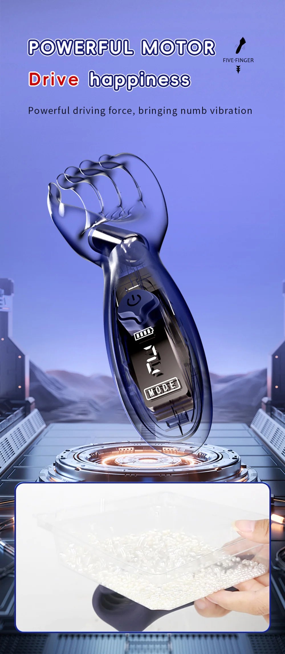 Adult Toys Sex Glans Trainer Penis Massage Male Masturbator Vibrating Glans Vibrator Sex Toys for Men Lasting Delay Endurance