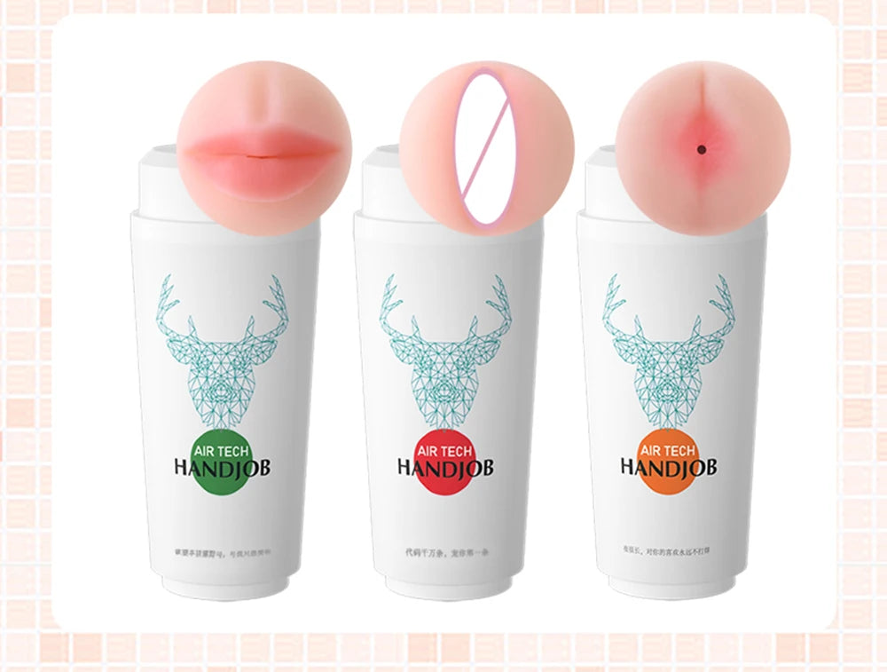 Realistic Vagina Sex Toys Scrotum Stimulator Safe Silicone Vaginal Male Masturbator Soft Pocket Pussy Male Sex Toys for Adult