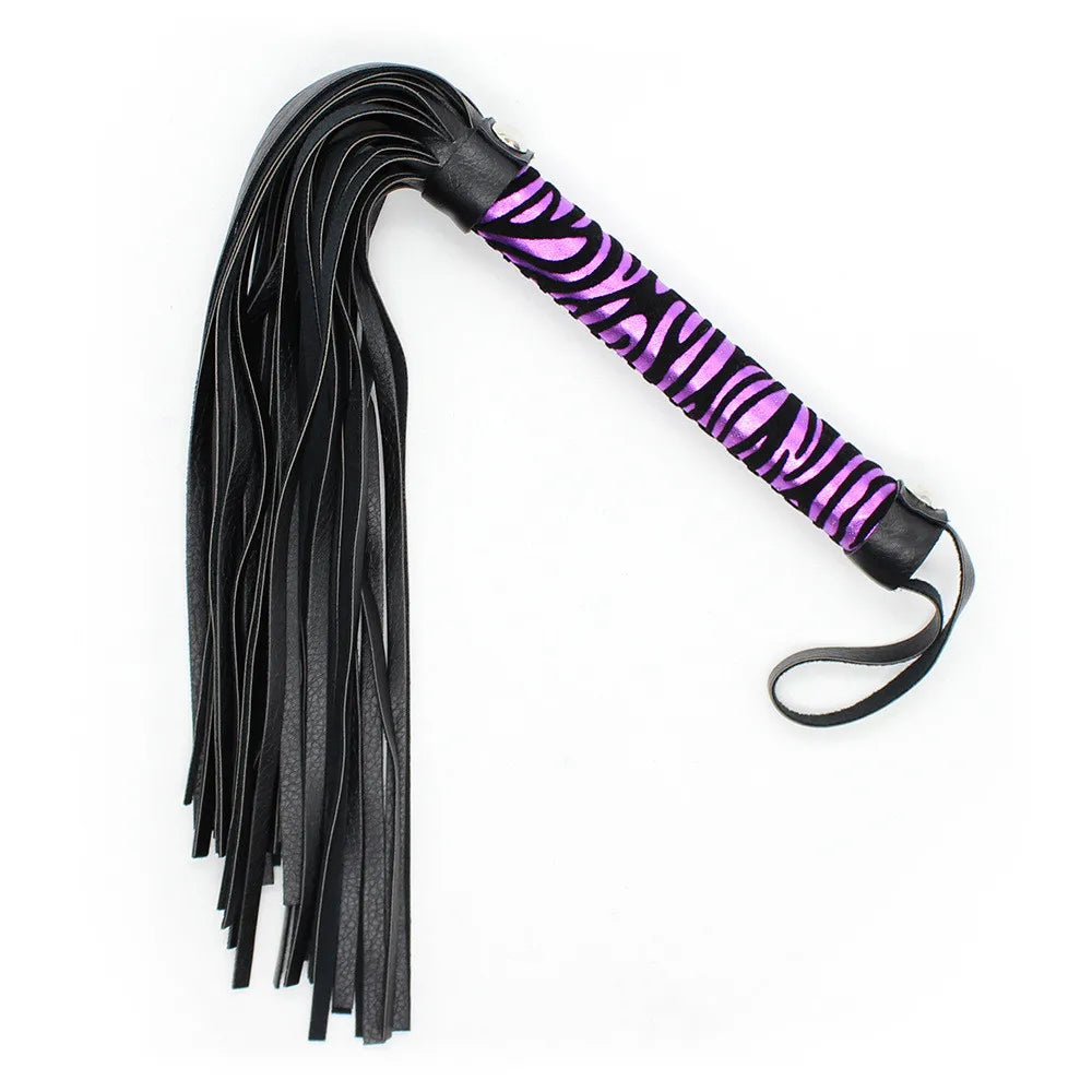 Slave Spanking Leather Cockring Flogger Braid Tails of Sex Toys Sexy Couples Flirt Games for Men Women Fetish Bdsm Bondage Whip