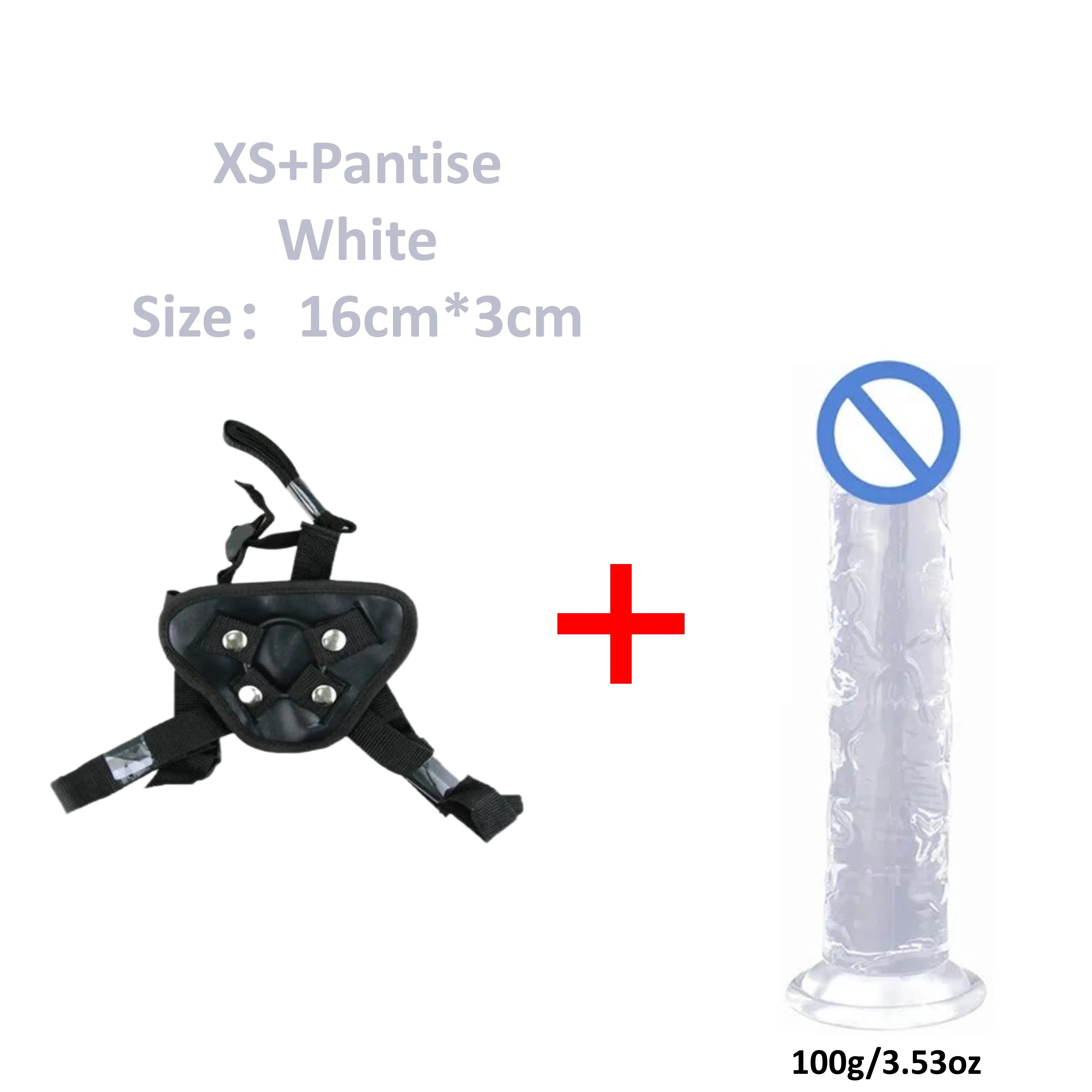 Jelly Dildo 6 sizes Penis Adjustable Strapon Dildo Realistic Sex Toys For Lesbian Women Couples Suction Cup Dildo Pants