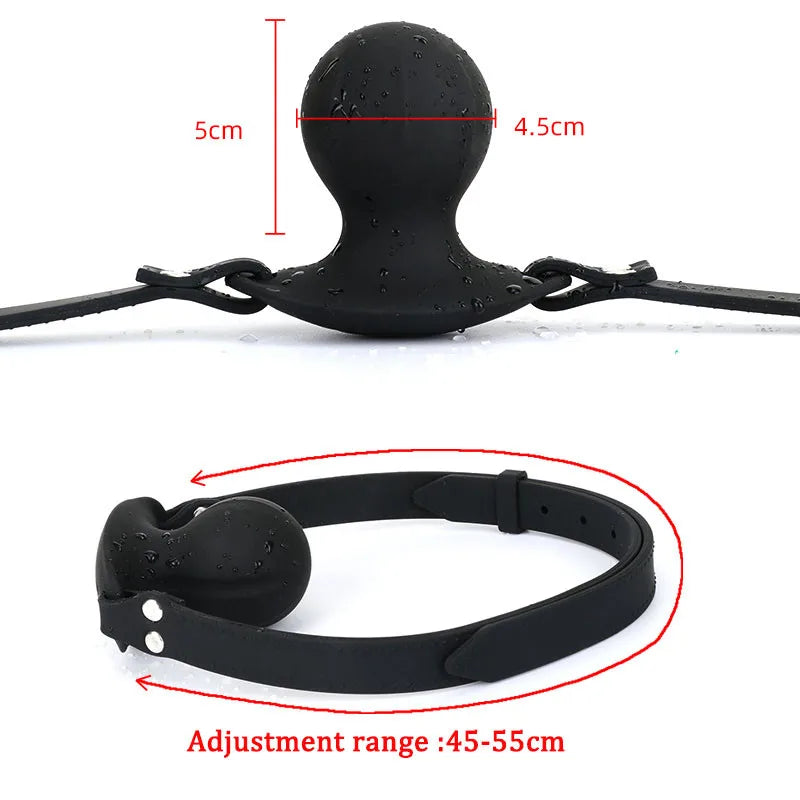 Sex Games Wireless Remote Control Electric Shock Open Mouth Gag Bondage Slave Ball Gag Erotic Sex Toys For Woman Couples Adult