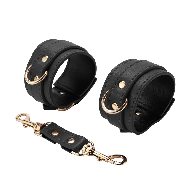 Sex Toys for Woman BDSM Sex Bondage Set Erotic Adults Toys Handcuffs Ankle Cuffs Collar Sex Toy Kit Adults Games Sex Products