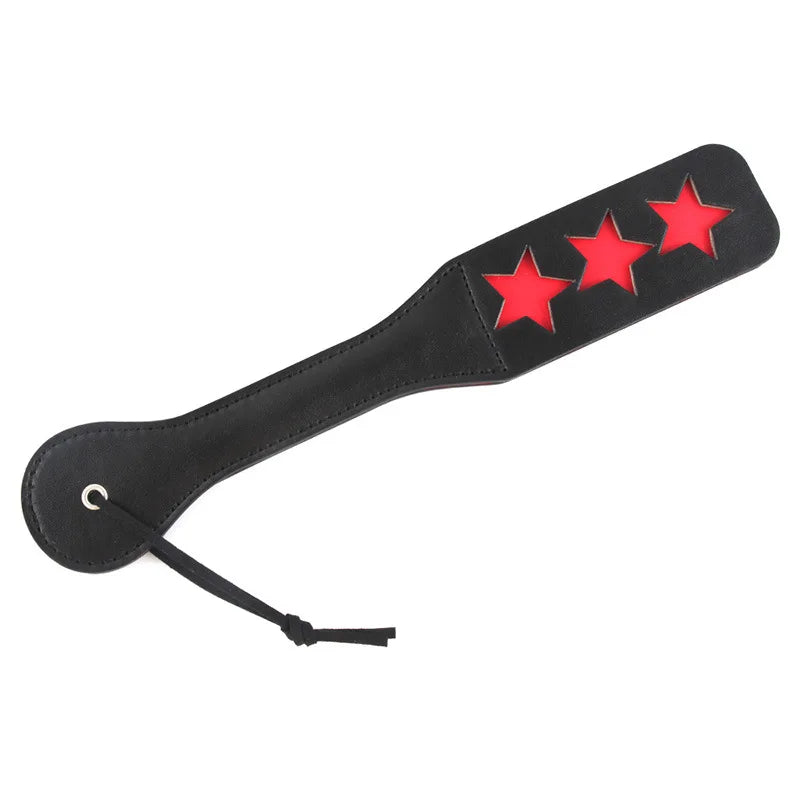 BDSM Bondage Whips with Fetish Slave Hand Shoot Spanking Paddle Double Beat Exotic Accessories for Couple Flirting Sex Toys