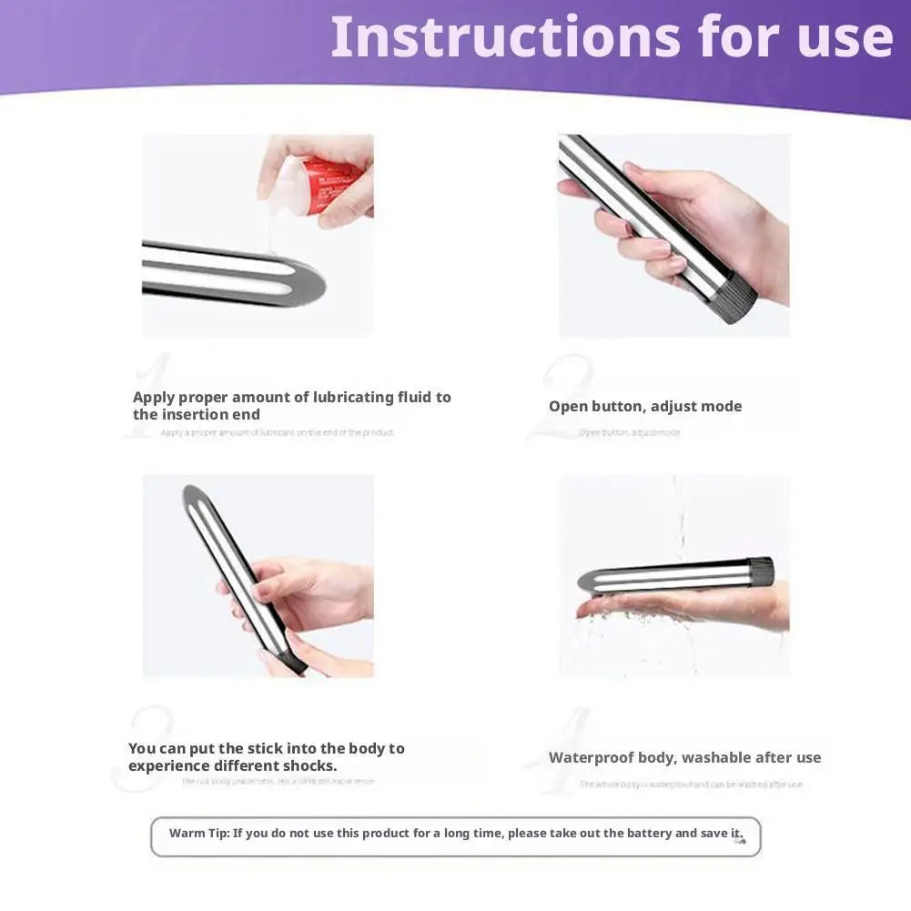 7Inch Vibrating Dildo for Women, Portable Bullet Vibrador Dildo Vibrator Clitoris Stimulator G-spot Massager Sex Toy Masturbator