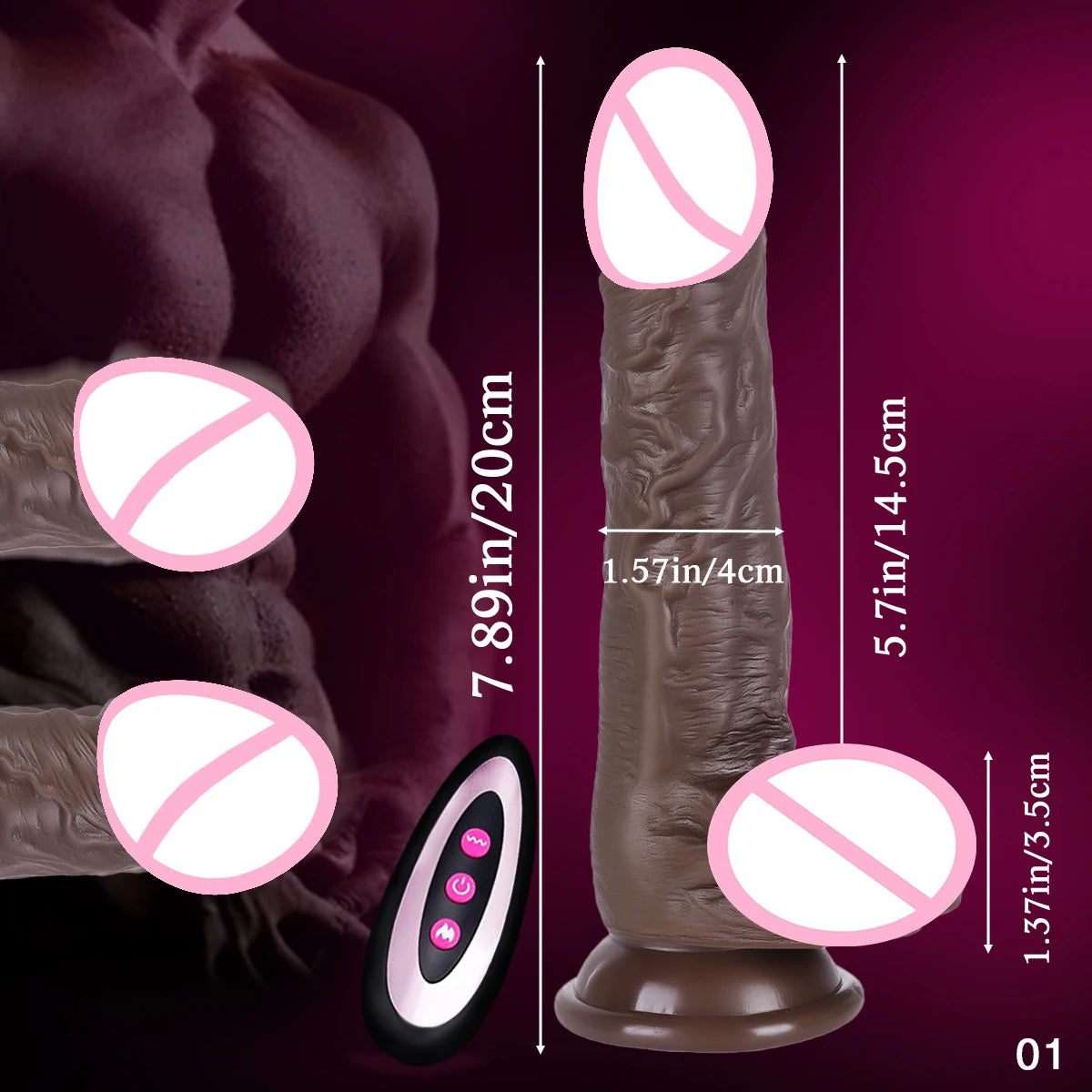 Soft Realistic Thick Huge Dildo Adults Sex Toy for Women Suction Cup Anal Plug Vaginal Masturbators Silicone Penis For Adults18+