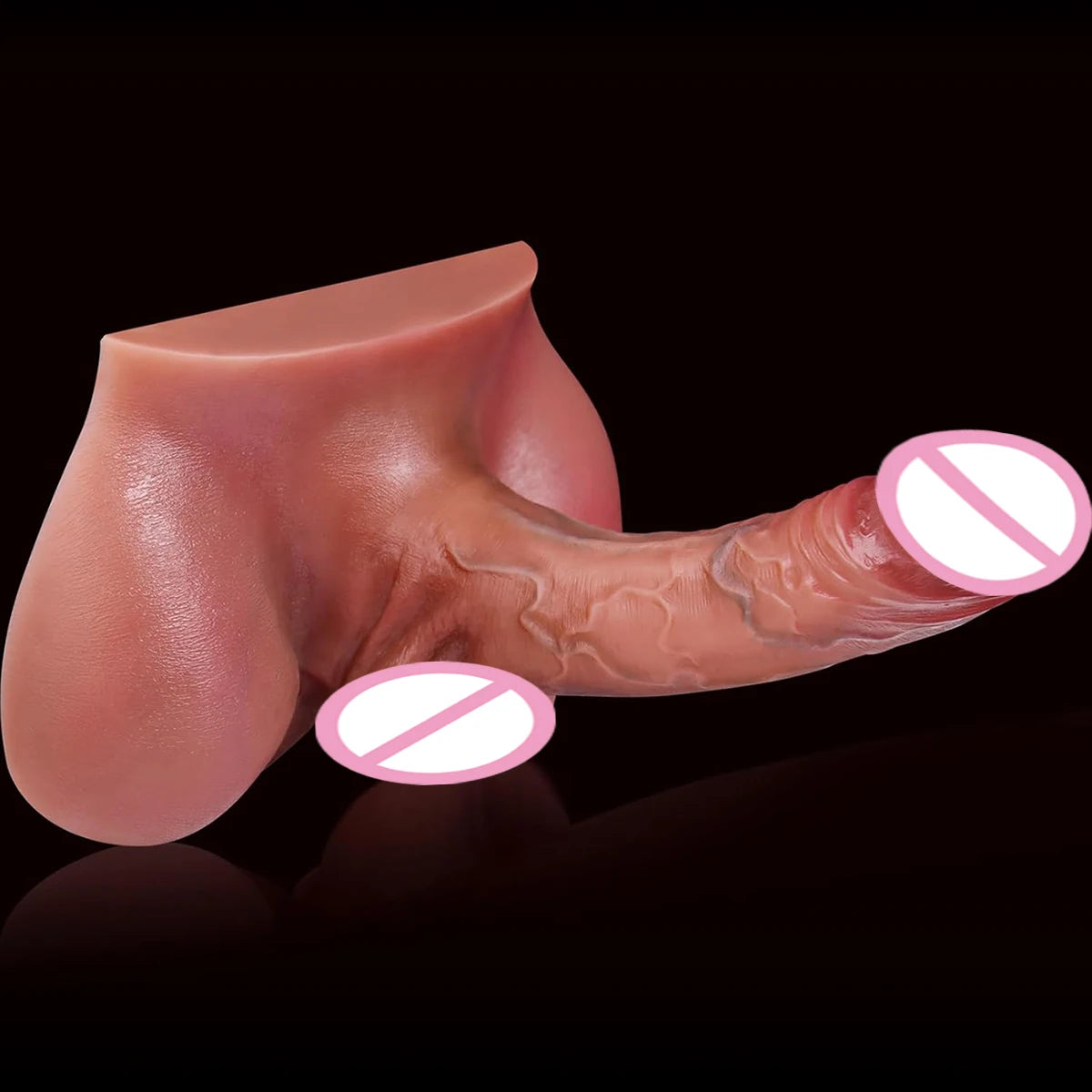 Realistic Male Torso Sex Doll - 2 in 1 Adult Toy with Flexible Dildo & Anal for Women Men Couples, Lifelike Masturbation Aid