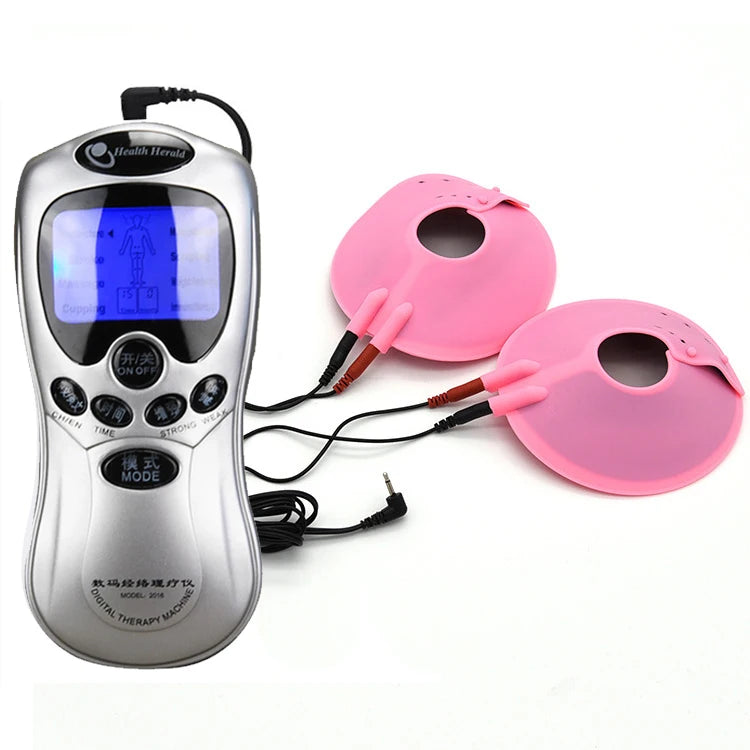 Bdsm Electric Shock Nipple Sucker Clamps Electro Stimulation Breast Toys for Woman Nipple Paste Pads Electrical Sex Accessories