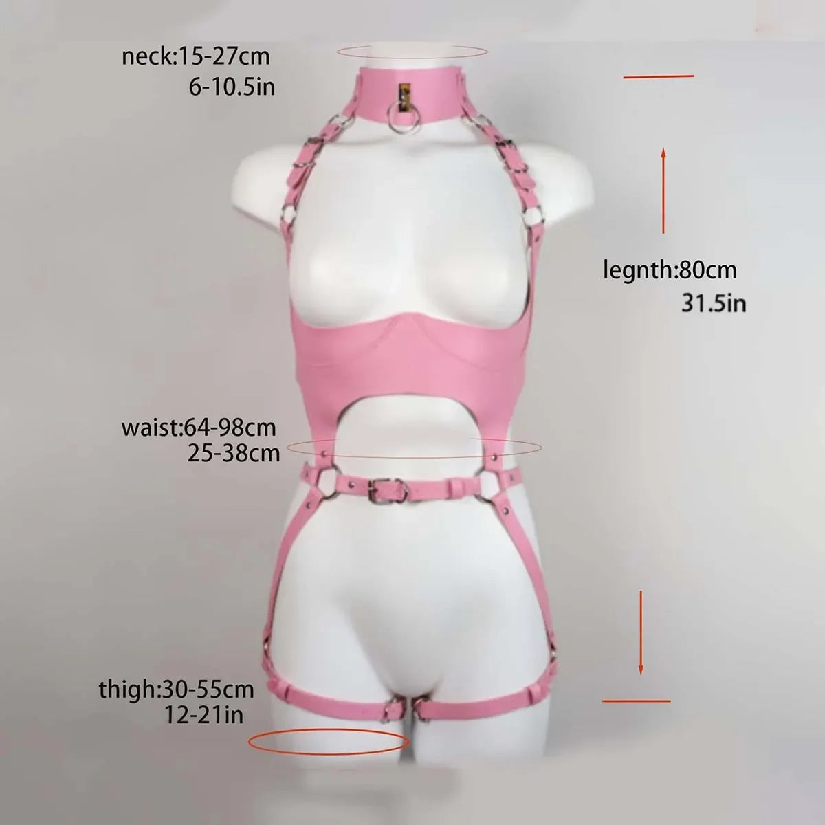 Women Sexy Bondage Body Harness Belt Leg Harness Bdsm Lingerie Thigh Garter Belt Gothic Fetish Clothing Erotic Accessorie