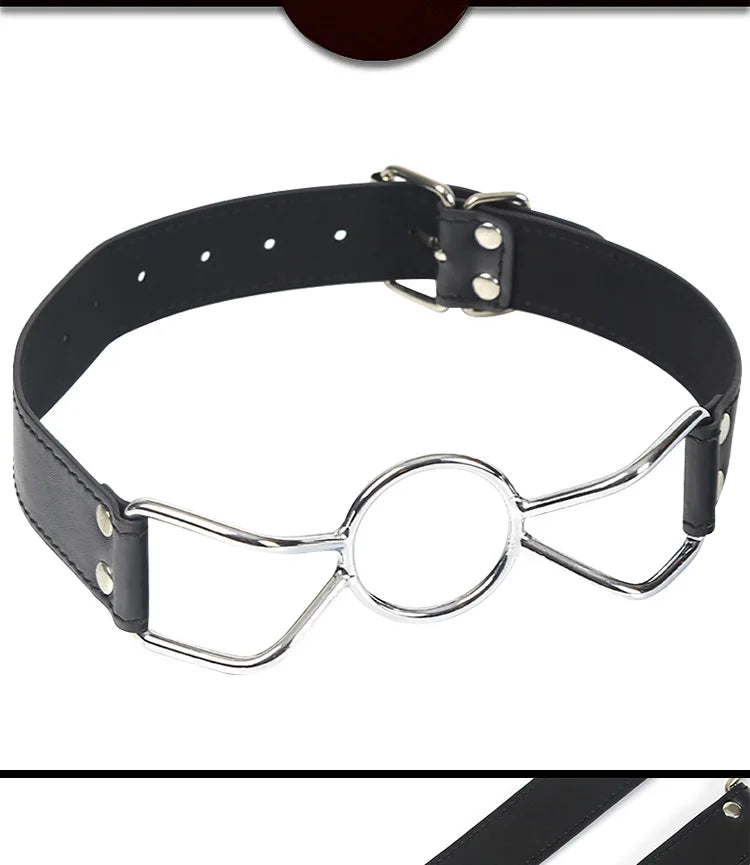Open Mouth Gag BDSM Bondage Restraints Breathable Ring Harness Strap Fetish Sex Toys For Couples Oral Gags Cosplay Adult Games