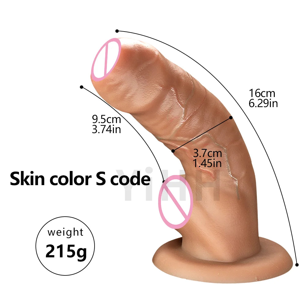Soft Big Dildo Realistic Slicone Male Artificial Penis With Suction Cup Dick For Woman Masturbator Adult Sex Toys Stiff Dildos