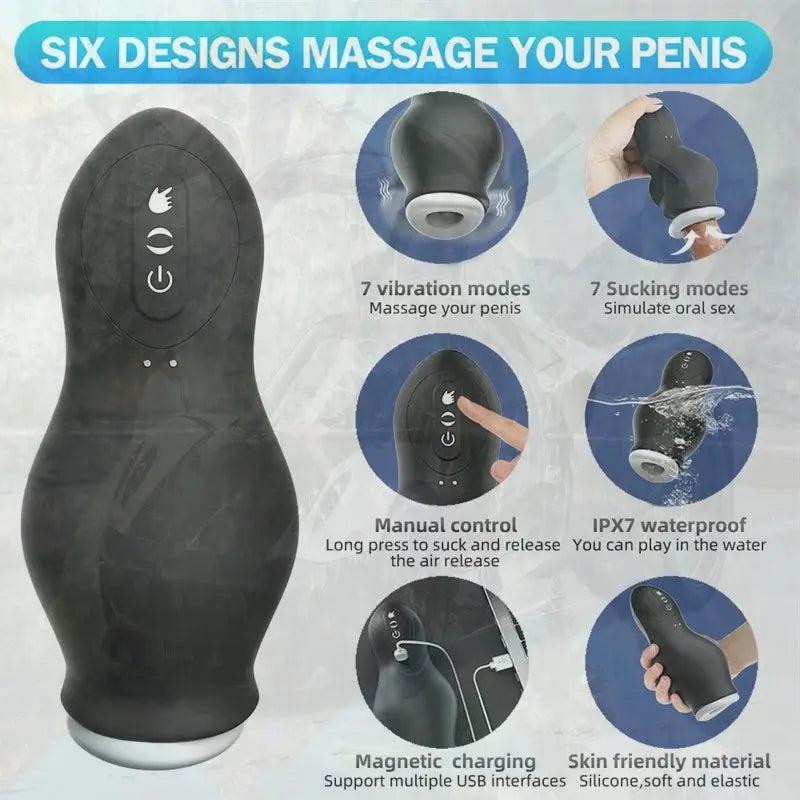 Soft Men's Silicone Usb Toy Vagaina Suction Wagina Japanese Doll Masturbatas Women Vibrator Lovens Masturbstor Most