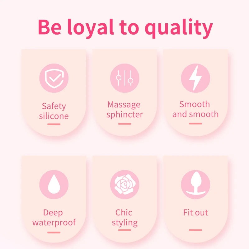 Silicone Anal Plug Soft Butt Plug Sex Toys for Women Male Erotic Massager Stimulator Dildo Vibrator Anal Toys Adult Product Plug