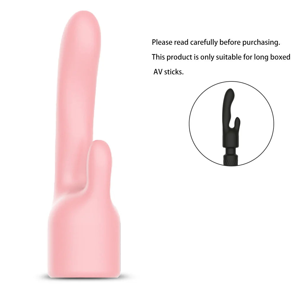 Silicone Powerful AV Vibrator, Female Nipple Clitoris G-spot Stimulation Masturbator, Couples Adult Sexy Sex Toys, Sex Toys 18+