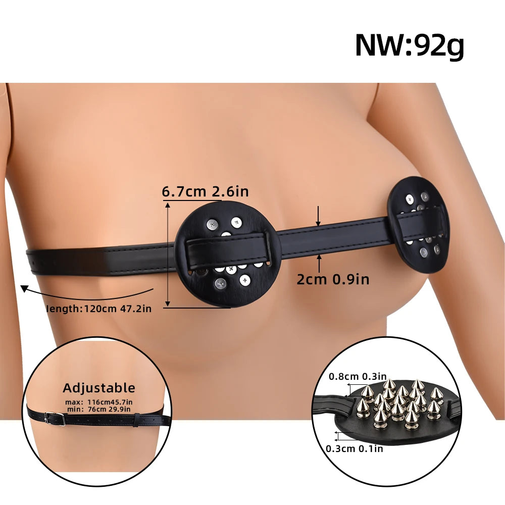 ANOSX Breast Bondage Harness Belt Sexy Exotic Clothing BDSM Bra Chest Straps Leather Bed Restraint Sex Toy Gothic Clothing ﻿