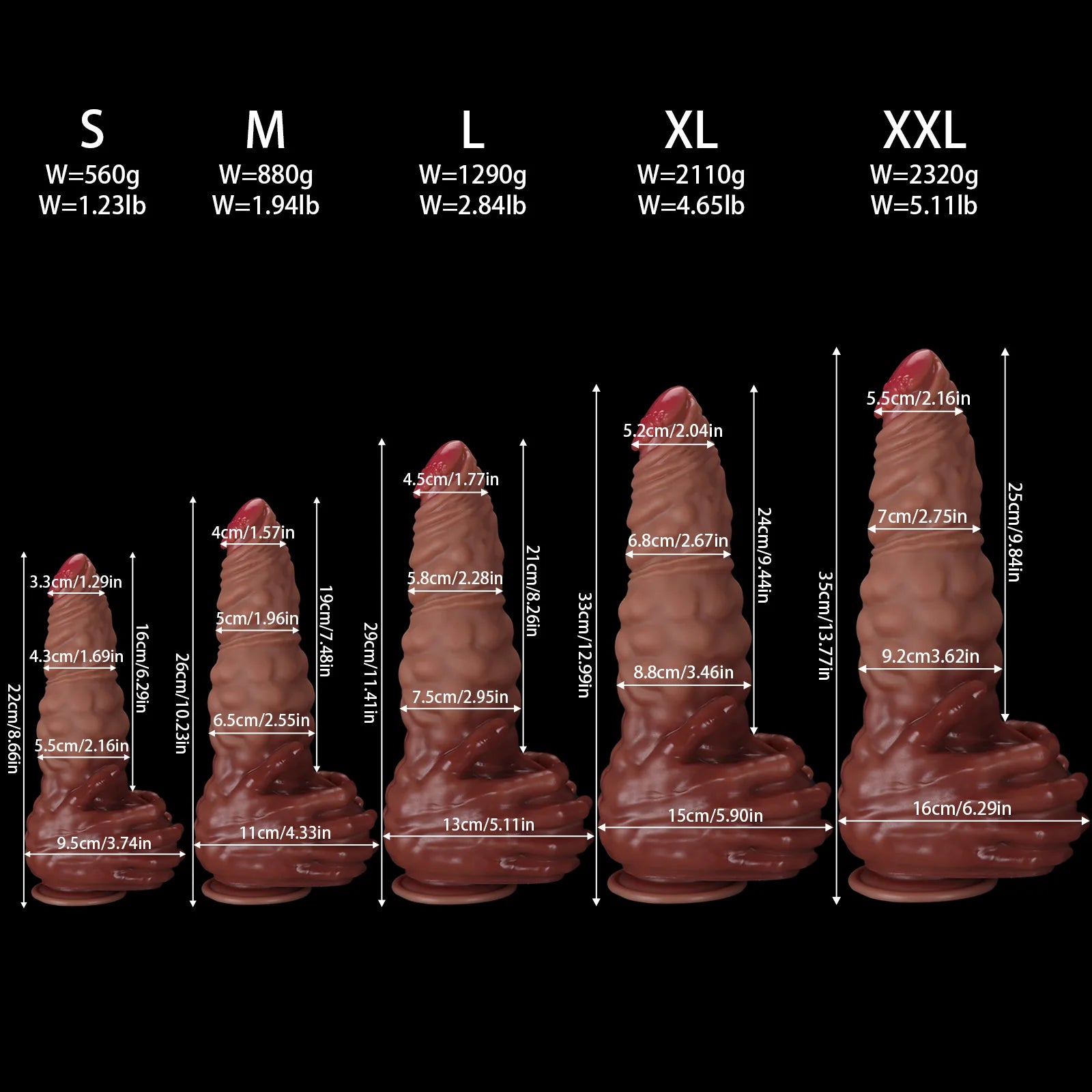 5 Size New  Realistic Giant  Dildo Silicone Animal Penis Adult Sex Toys Women Rapid Orgasm Masturbation Tool Oversized Soft Dick