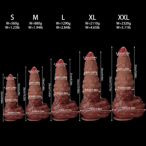 5 Size New  Realistic Giant  Dildo Silicone Animal Penis Adult Sex Toys Women Rapid Orgasm Masturbation Tool Oversized Soft Dick