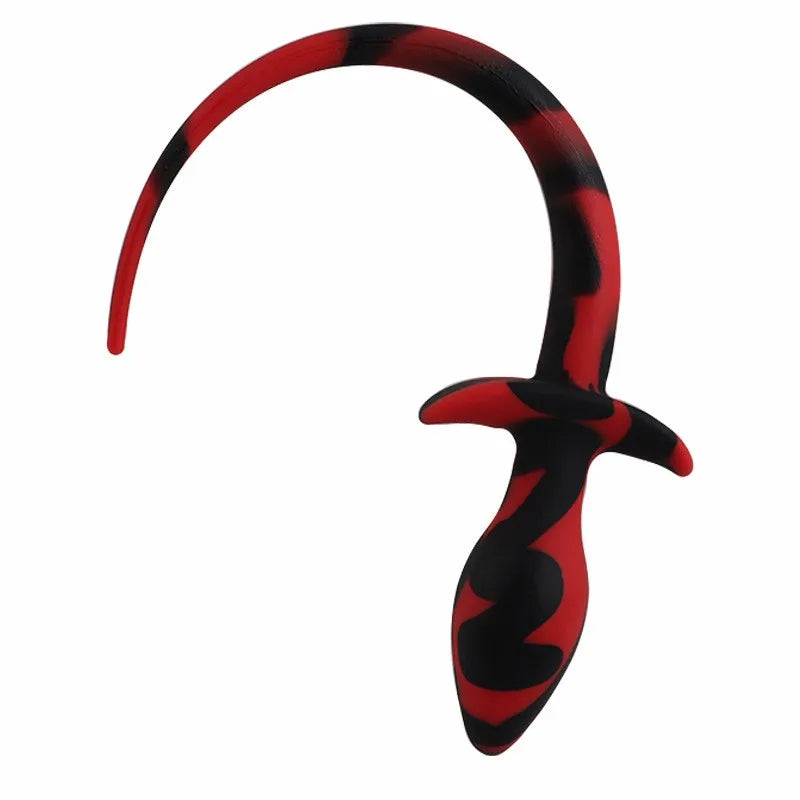 Silicone Dog Butt Plug Tail with Fetish Puppy Cosplay Anal Trainer Erotic Product for Couple BDSM Prostate Massage Sex Toy