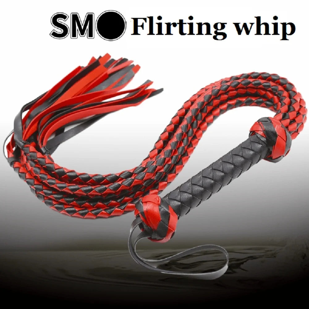 Sex Spanking Whip Bdsm Bondage Gay Fetish Horse Tassel Tails Lash Adult Flogger Flirt Erotic Toys for Couples Women Leather
