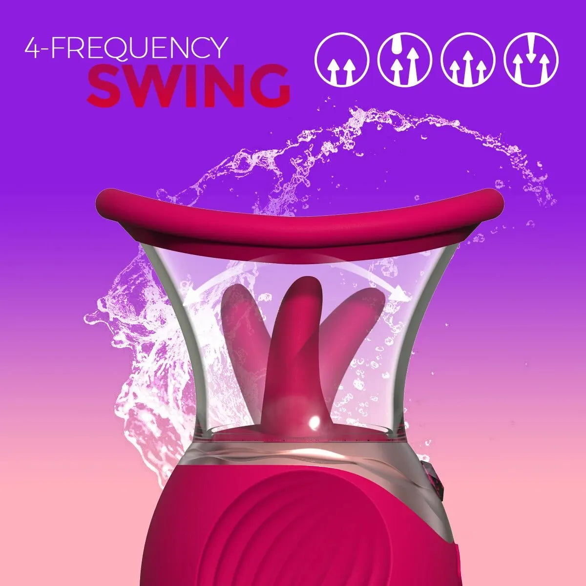 Realistic Tongue Licking Adult Sucking Vibrator Sex Toy 3 in 1 Nipple Clitoral G Spot Stimulator For Women Couples