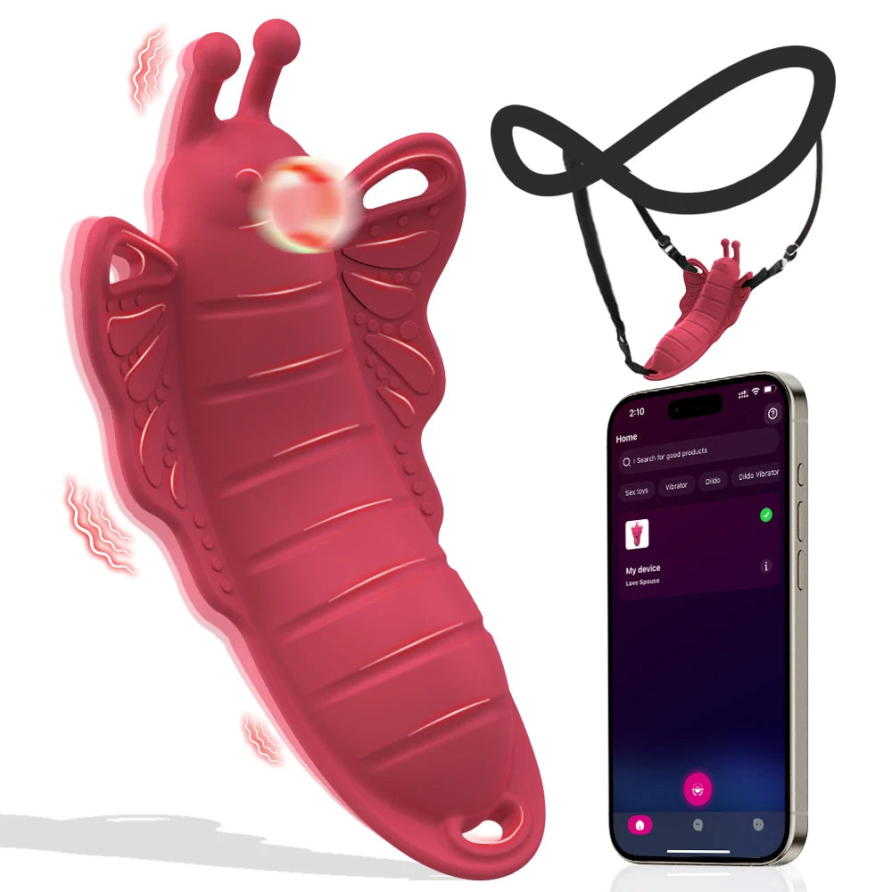 Adult Sex Toys Wearable Panty Vibrator Female Sex Toy Vibrating Penis Ring Clitoral Stimulator Couple APP Control Adult Sex Toys